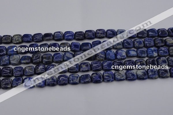 CNL1126 15.5 inches 10*10mm square lapis lazuli gemstone beads