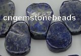 CNL1153 Top drilled 15*20mm - 18*25mm freeform lapis lazuli beads