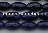 CNL1158 15.5 inches 10*16mm rice lapis lazuli gemstone beads