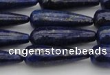 CNL1161 15.5 inches 10*30mm teardrop lapis lazuli gemstone beads