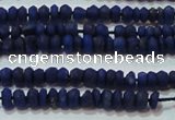 CNL1200 15.5 inches 1.5*2mm faceted rondelle natural lapis lazuli beads