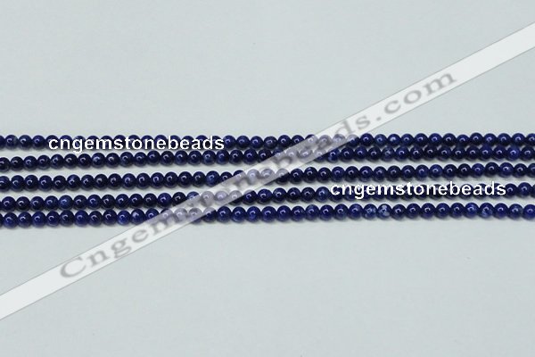 CNL1251 15.5 inches 4mm round natural lapis lazuli beads