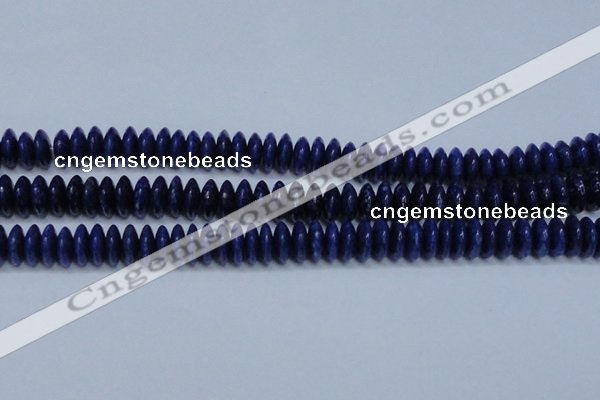 CNL1263 15.5 inches 5*12mm rondelle natural lapis lazuli beads