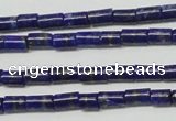 CNL1269 15.5 inches 3*6mm tube natural lapis lazuli beads