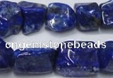 CNL1275 15.5 inches 12*16mm - 15*20mm nuggets natural lapis lazuli beads