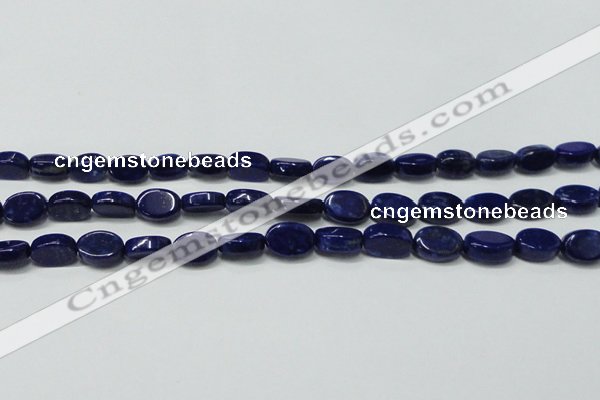 CNL1277 15.5 inches 9*13mm oval natural lapis lazuli beads