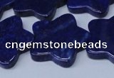 CNL1287 15.5 inches 28mm star natural lapis lazuli beads