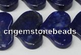 CNL1293 15.5 inches 20*30mm heart natural lapis lazuli beads