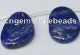 CNL1320 Top drilled 25*35mm - 35*45mm freeform natural lapis lazuli beads