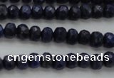 CNL1401 15.5 inches 3*5mm faceted rondelle lapis lazuli beads