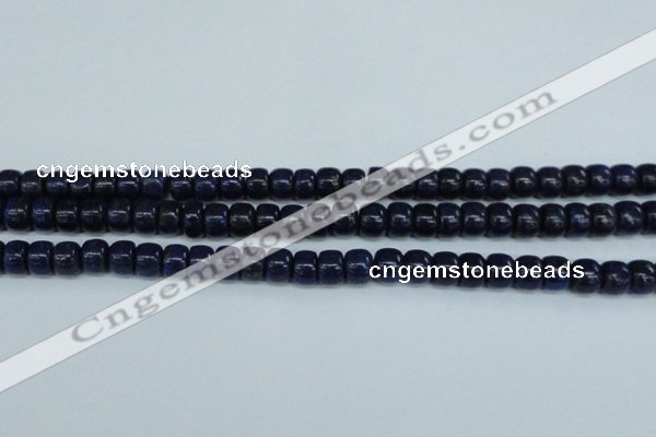 CNL1505 15.5 inches 6*9mm drum lapis lazuli beads wholesale