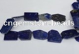 CNL1515 15.5 inches 30*35mm - 35*45mm freeform lapis lazuli beads