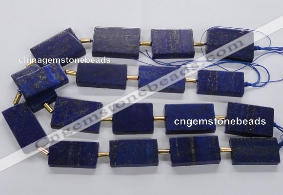 CNL1520 15.5 inches 20*30mm - 25*35mm rectangle lapis lazuli beads