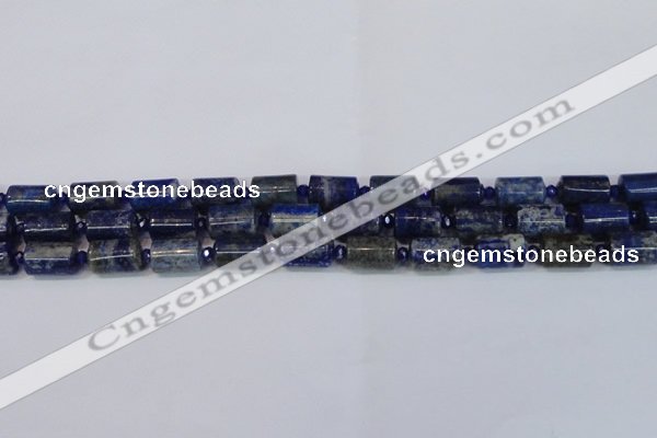 CNL1602 15.5 inches 10*15mm tube lapis lazuli gemstone beads