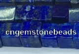 CNL1674 15.5 inches 7*7mm cube lapis lazuli gemstone beads