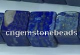 CNL1676 15.5 inches 11*11mm cube lapis lazuli gemstone beads