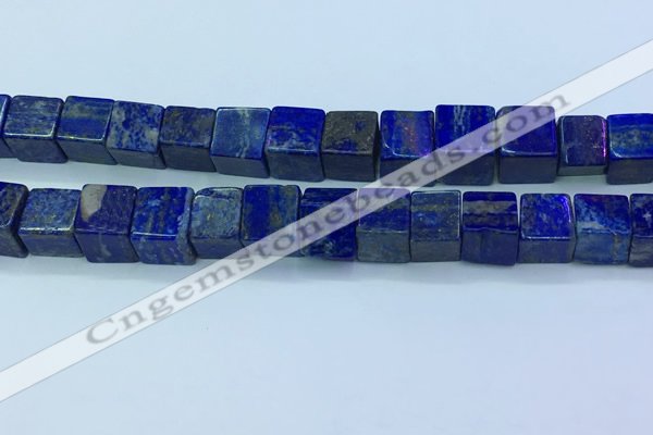 CNL1676 15.5 inches 11*11mm cube lapis lazuli gemstone beads