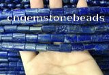 CNL1681 15.5 inches 10*13mm - 10*15mm flat tube lapis lazuli beads