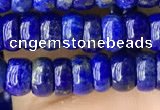 CNL1692 15.5 inches 2.5*5mm - 4*6mm rondelle lapis lazuli beads