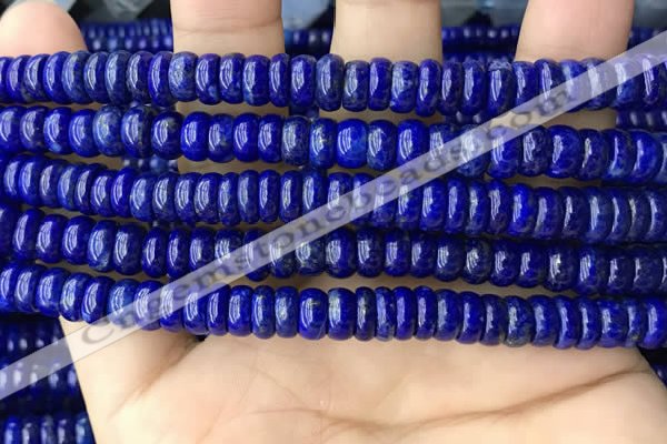 CNL1693 15.5 inches 3*7mm - 4*8mm rondelle lapis lazuli beads