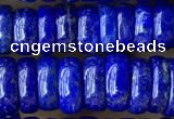 CNL1694 15.5 inches 3*8mm - 4*8mm rondelle lapis lazuli beads