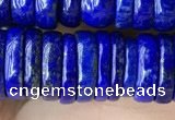 CNL1696 15.5 inches 3*10mm - 4*10mm rondelle lapis lazuli beads