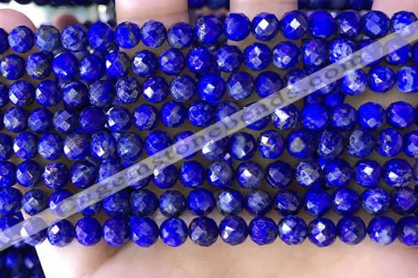 CNL1706 15.5 inches 6mm faceted round lapis lazuli beads