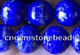 CNL1710 15.5 inches 9mm faceted round lapis lazuli beads