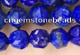 CNL1718 15.5 inches 6mm faceted nuggets lapis lazuli beads