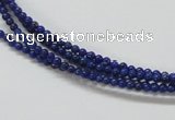 CNL200 15.5 inches 3mm round natural lapis lazuli beads wholesale