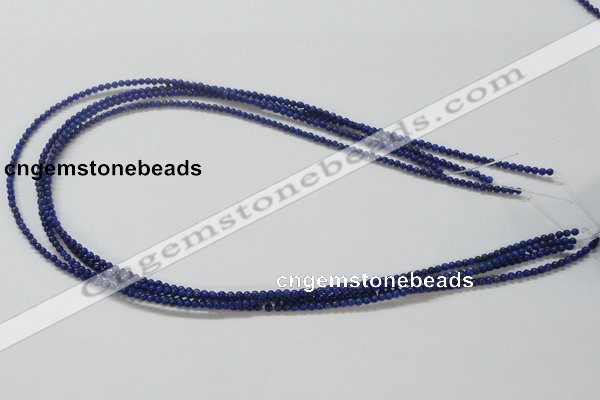 CNL200 15.5 inches 3mm round natural lapis lazuli beads wholesale