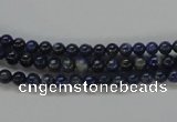 CNL202 15.5 inches 4mm round natural lapis lazuli beads wholesale