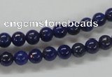 CNL205 15.5 inches 6mm round natural lapis lazuli beads wholesale