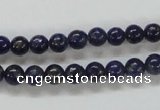 CNL206 15.5 inches 6mm round natural lapis lazuli beads wholesale