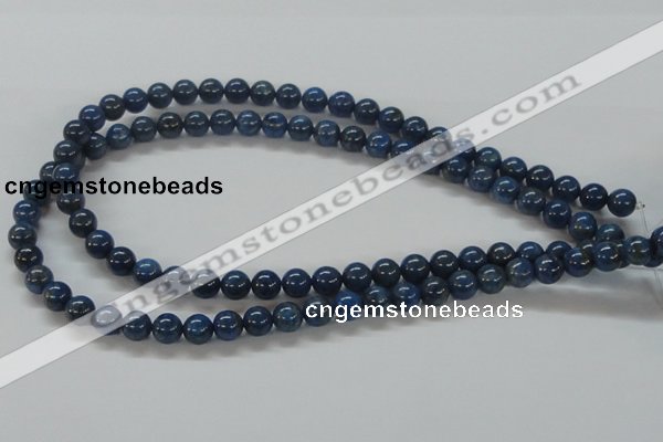 CNL208 15.5 inches 8mm round natural lapis lazuli beads wholesale