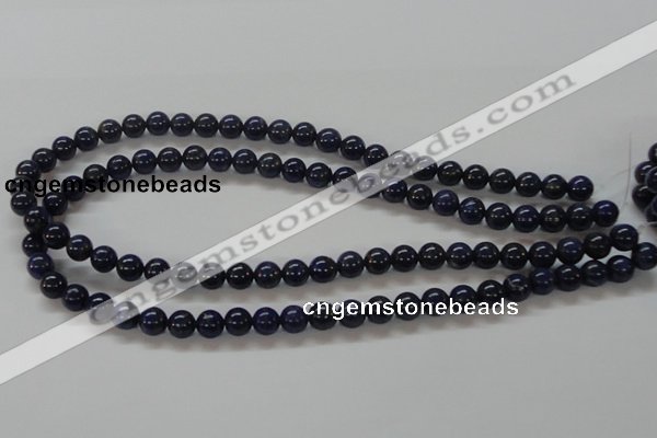 CNL209 15.5 inches 8mm round natural lapis lazuli beads wholesale