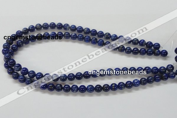 CNL210 15.5 inches 8mm round natural lapis lazuli beads wholesale