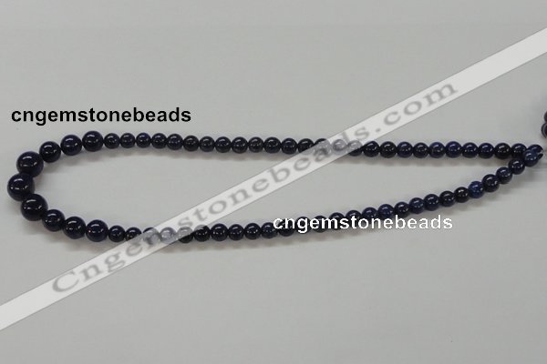 CNL234 15.5 inches multi-size round natural lapis lazuli beads wholesale