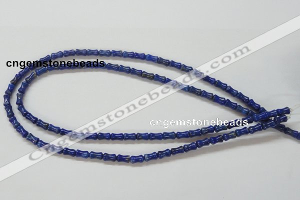 CNL237 15.5 inches 5*7mm bamboo shape natural lapis lazuli beads wholesale