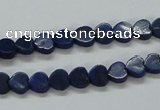 CNL241 15.5 inches 6*6mm heart natural lapis lazuli beads wholesale