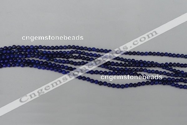 CNL400 15.5 inches 3mm round natural lapis lazuli gemstone beads