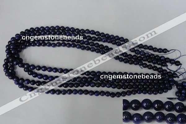 CNL402 15.5 inches 6mm round natural lapis lazuli gemstone beads