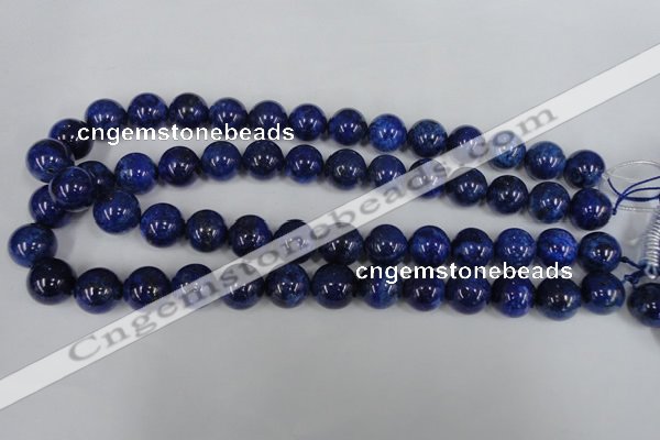 CNL407 15.5 inches 14mm round natural lapis lazuli gemstone beads