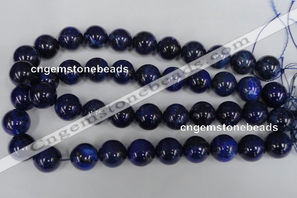 CNL409 15.5 inches 18mm round natural lapis lazuli gemstone beads