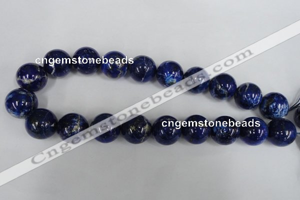 CNL410 15.5 inches 20mm round natural lapis lazuli gemstone beads