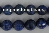 CNL416 15.5 inches 12mm faceted round natural lapis lazuli gemstone beads