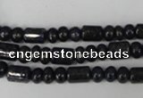 CNL434 15.5 inches 4*6mm rondelle & 6*9mm tube natural lapis lazuli beads