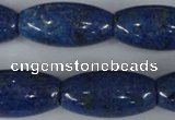 CNL445 15.5 inches 15*30mm rice natural lapis lazuli gemstone beads