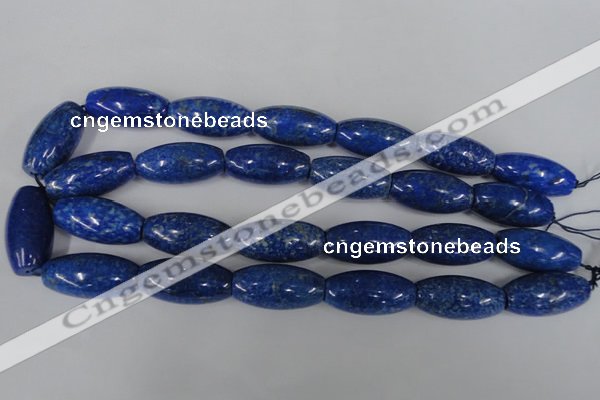 CNL446 15.5 inches 15*30mm rice natural lapis lazuli gemstone beads