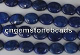 CNL478 15.5 inches 8*10mm oval natural lapis lazuli gemstone beads